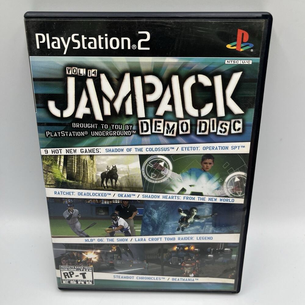 Jampack Vol. 14 RP-T Rating (Sony PlayStation 2, 2006) Complete